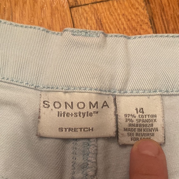 Women’s Sonoma Life Style Stretch light blue coloured Jeans size 14 - Picture 4 of 4